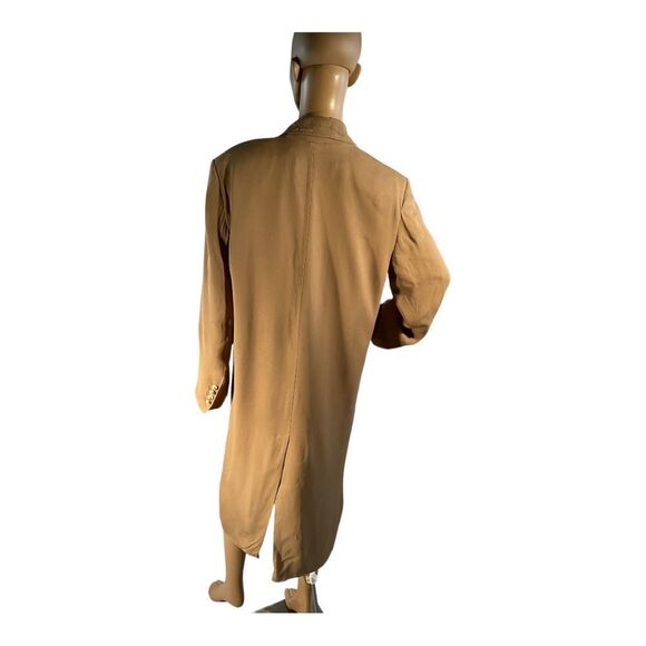 Zara Women’s Flowy Trench Coat Trench beige camel Size Small - Picture 7 of 16